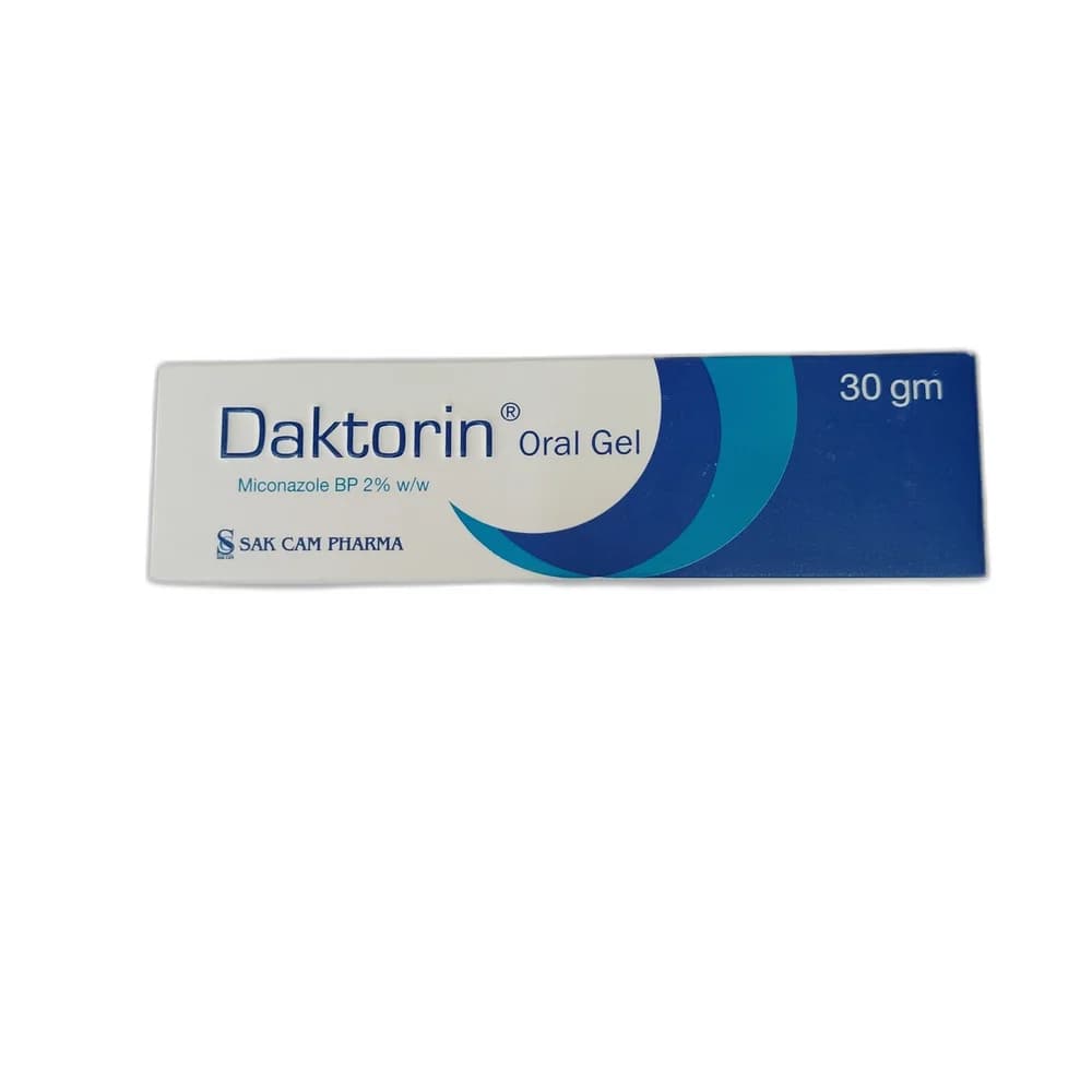 Daktorin Oral Gel Miconazole BP 2% w/w (each gram of gel contains 20 mg of Miconazole BP)