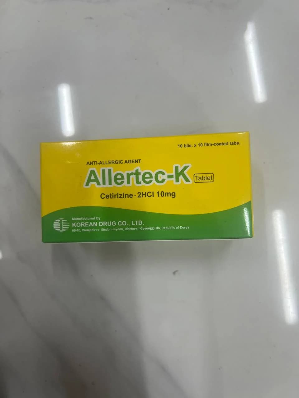 Allectec-K Cetirizine 2HCl 10mg