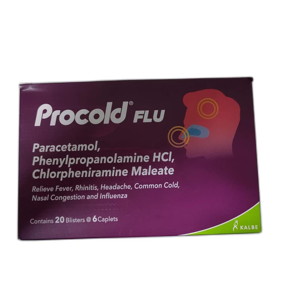 Procold Flu 500 mg / 25 mg / 2 mg