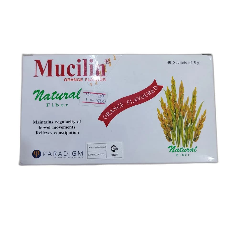 Mucilin Ispaghula Husk 2.45 g / 5 g sachet