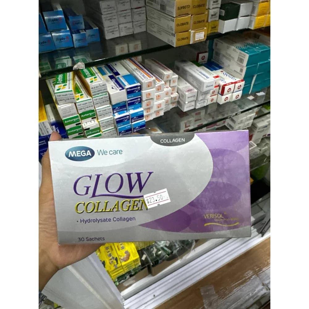 GLOW Collagen Hydrolysed collagen Verisol B 2500 mg per sachet, 30 sachets