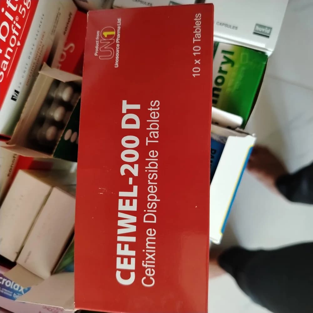 Cefiwel-200 DT 200 mg per tablet