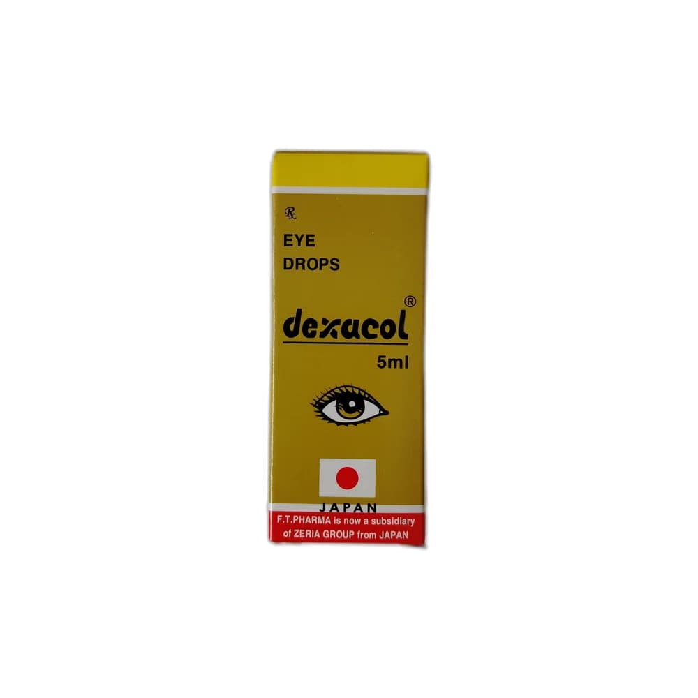 Dexacol Chloramphenicol 20 mg + Dexamethasone sodium phosphate 5 mg / 5 mL