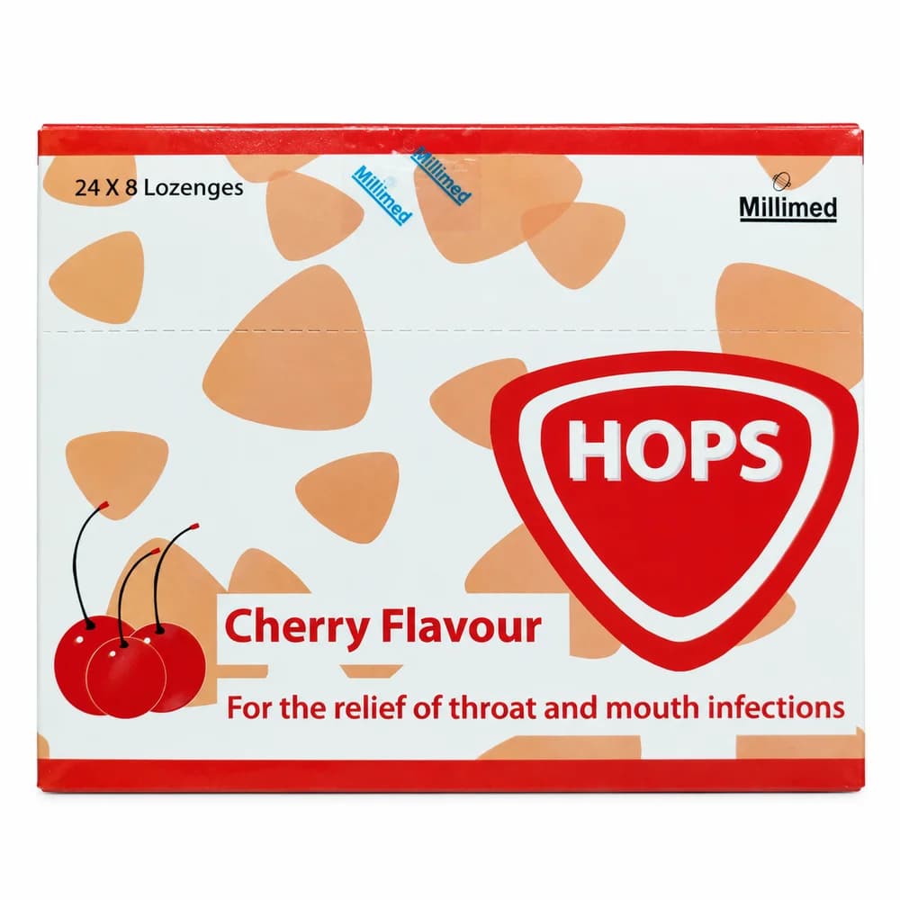 HOPS Throat Lozenges Cherry