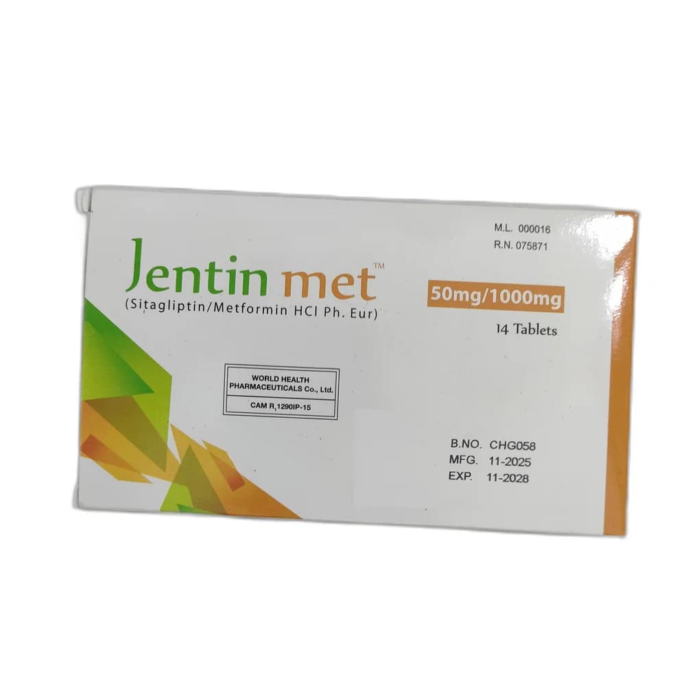 Jentin Met 50 mg / 1000 mg