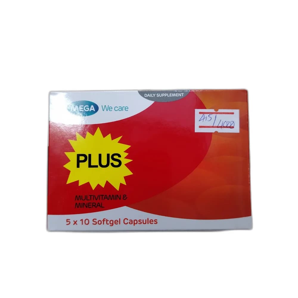 Mega We Care Plus Multivitamin & mineral softgel capsule