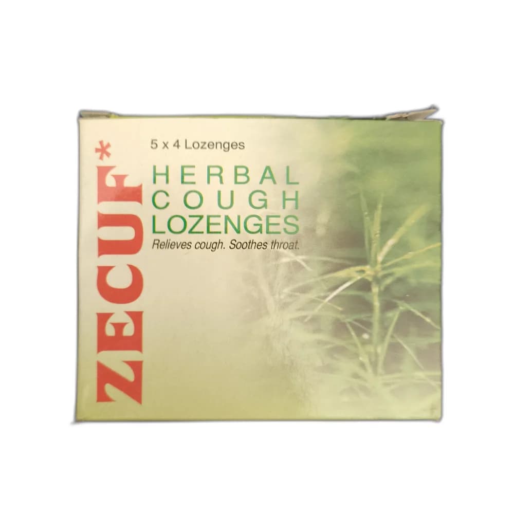 Zecuf Herbal Cough Lozenges Herbal lozenge (Glycyrrhiza 15 mg / Zingiber 10 mg / Emblica 10 mg / Menthol 7 mg)