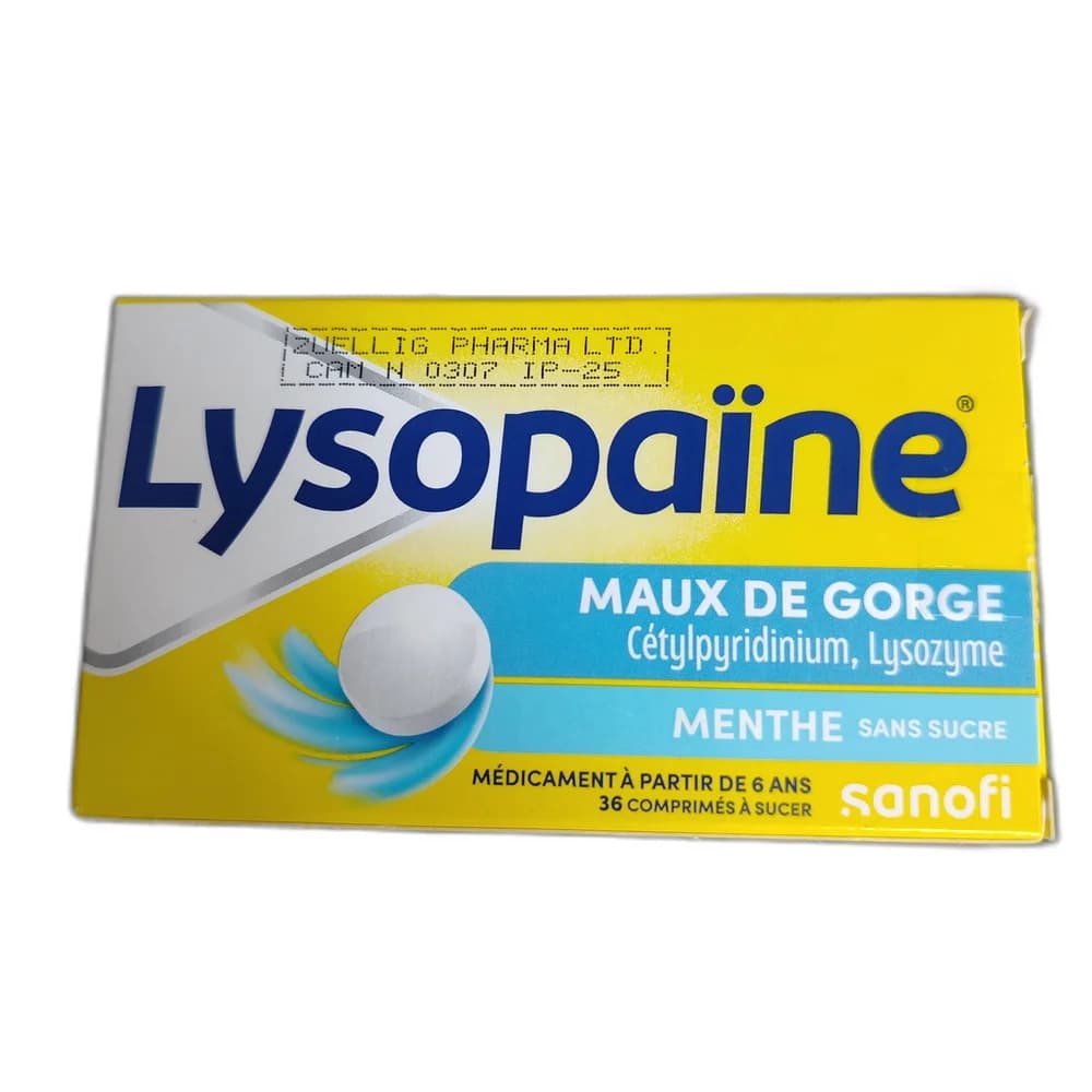 Lysopaine Cetylpyridinium Chloride 1.5 mg / Lysozyme Hydrochloride 520,000 FIP-Units
