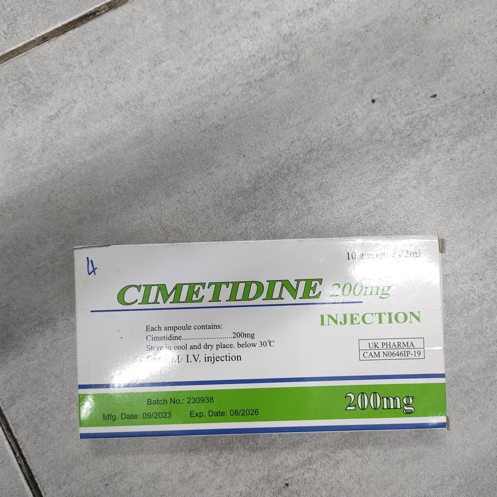 Cimetidine Injection 200 mg / 2 ml