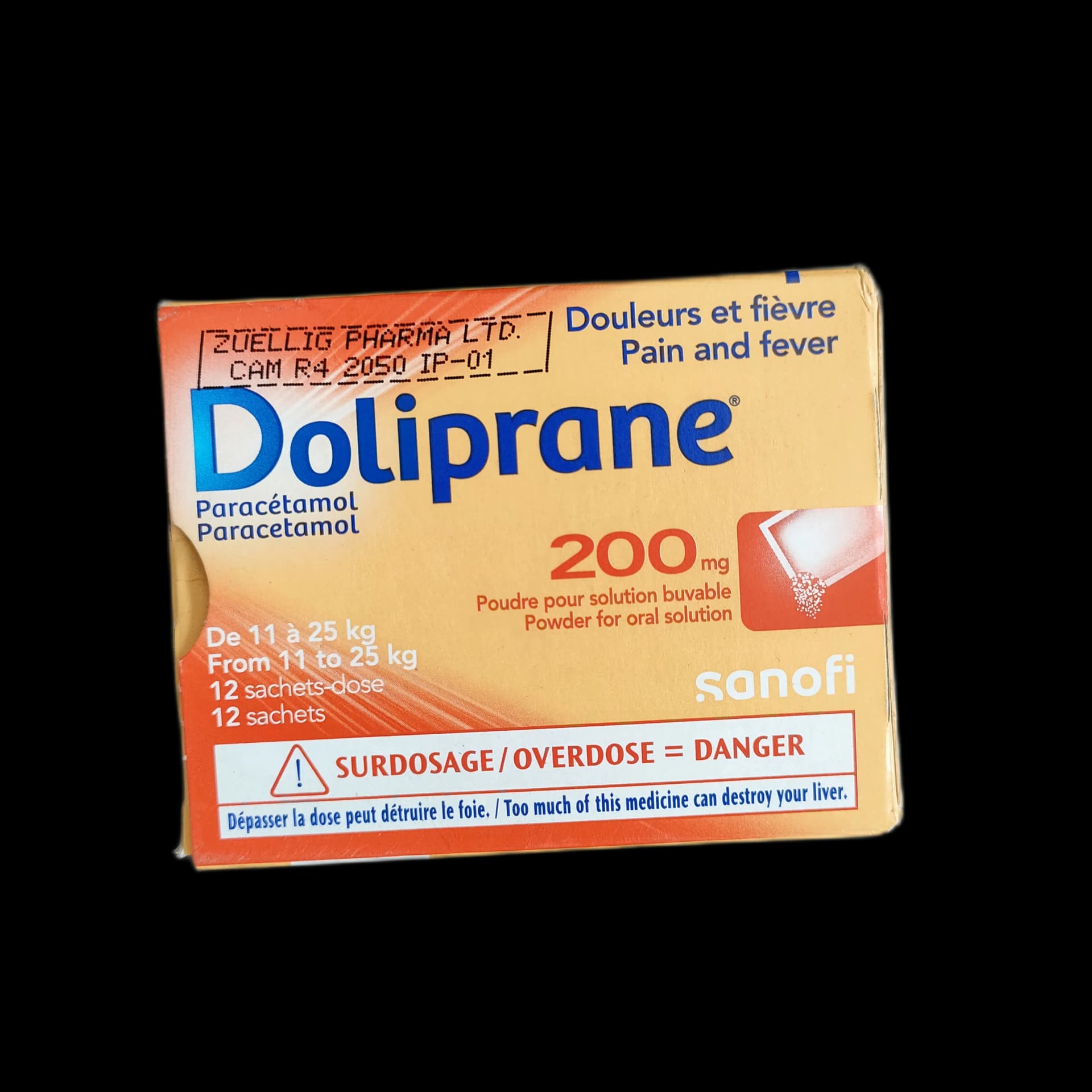 Doliprane 200mg Sachet 200mg