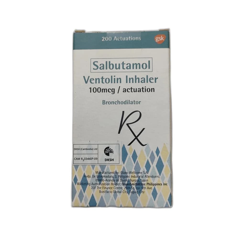Ventolin Inhaler 100 mcg per actuation