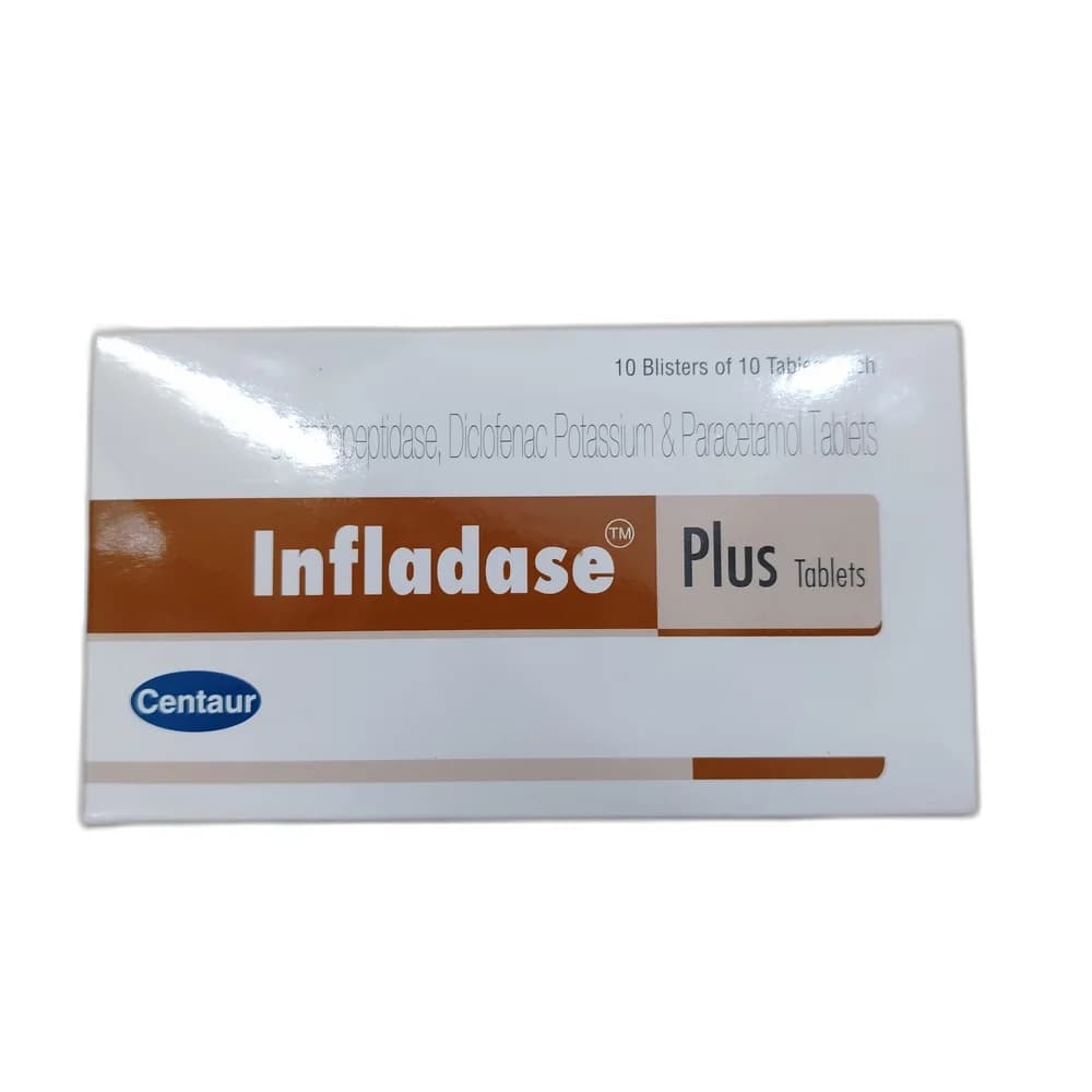 Infladase Plus 10 mg / 50 mg / 500 mg