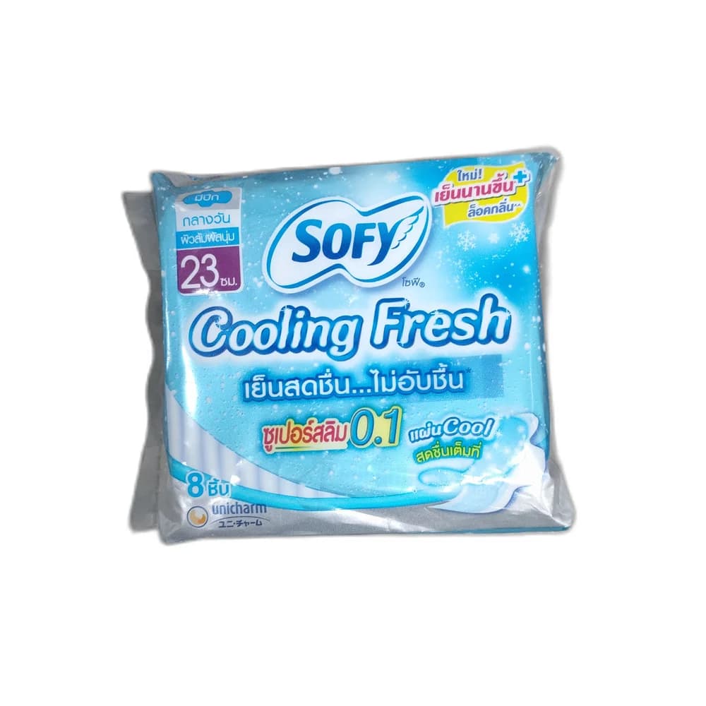Sofy Cooling Fresh Super Slim 0.1 23 cm, 8 pads
