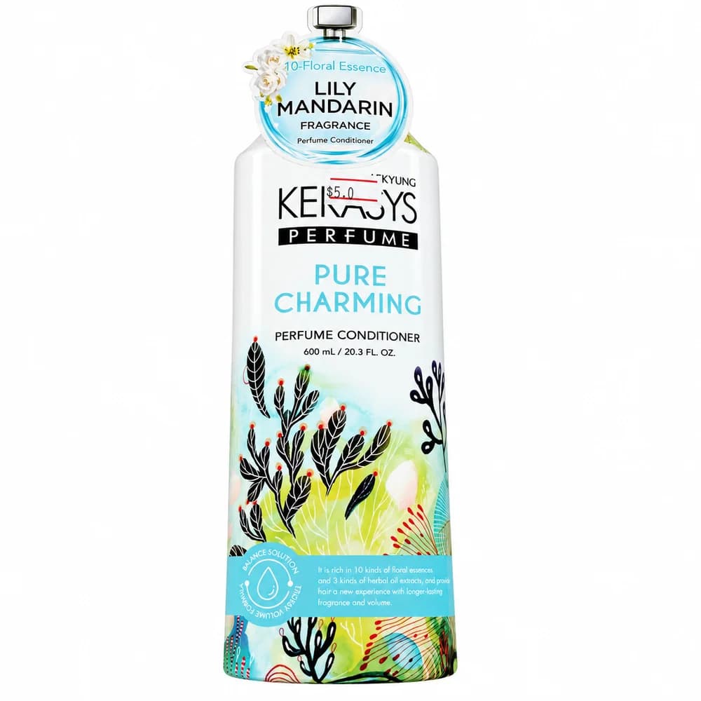 Aekyung Kerasys Pure Charming Perfume Conditioner 600 ml