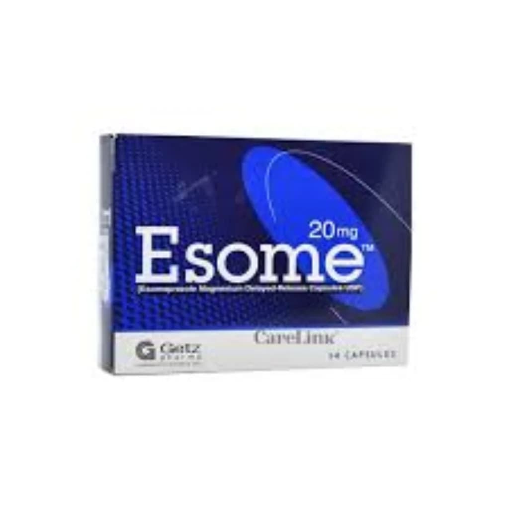 Esome 20mg Esomeprazole 20 mg per capsule