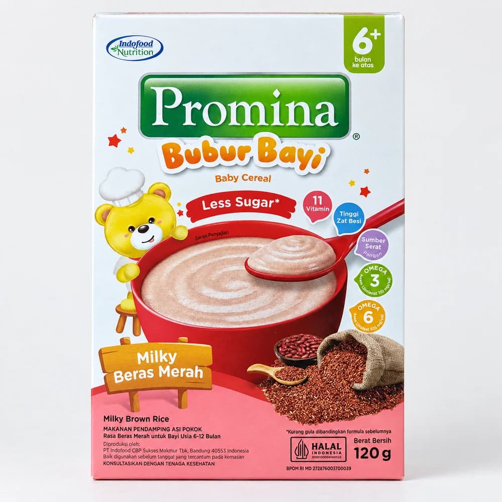 Promina Milky Beras Merah 120 g