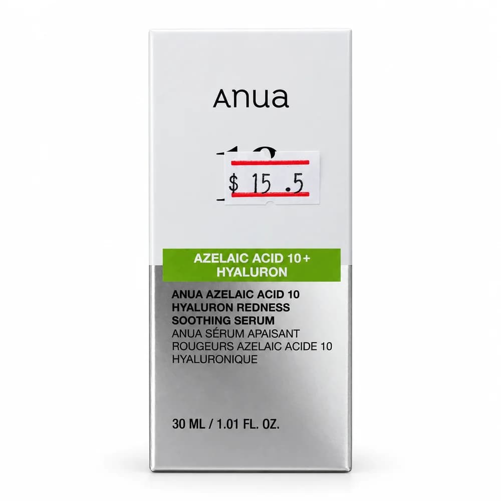 Anua Azelaic Acid 10 + Hyaluron Redness Soothing Serum 30 ml; azelaic acid 10%