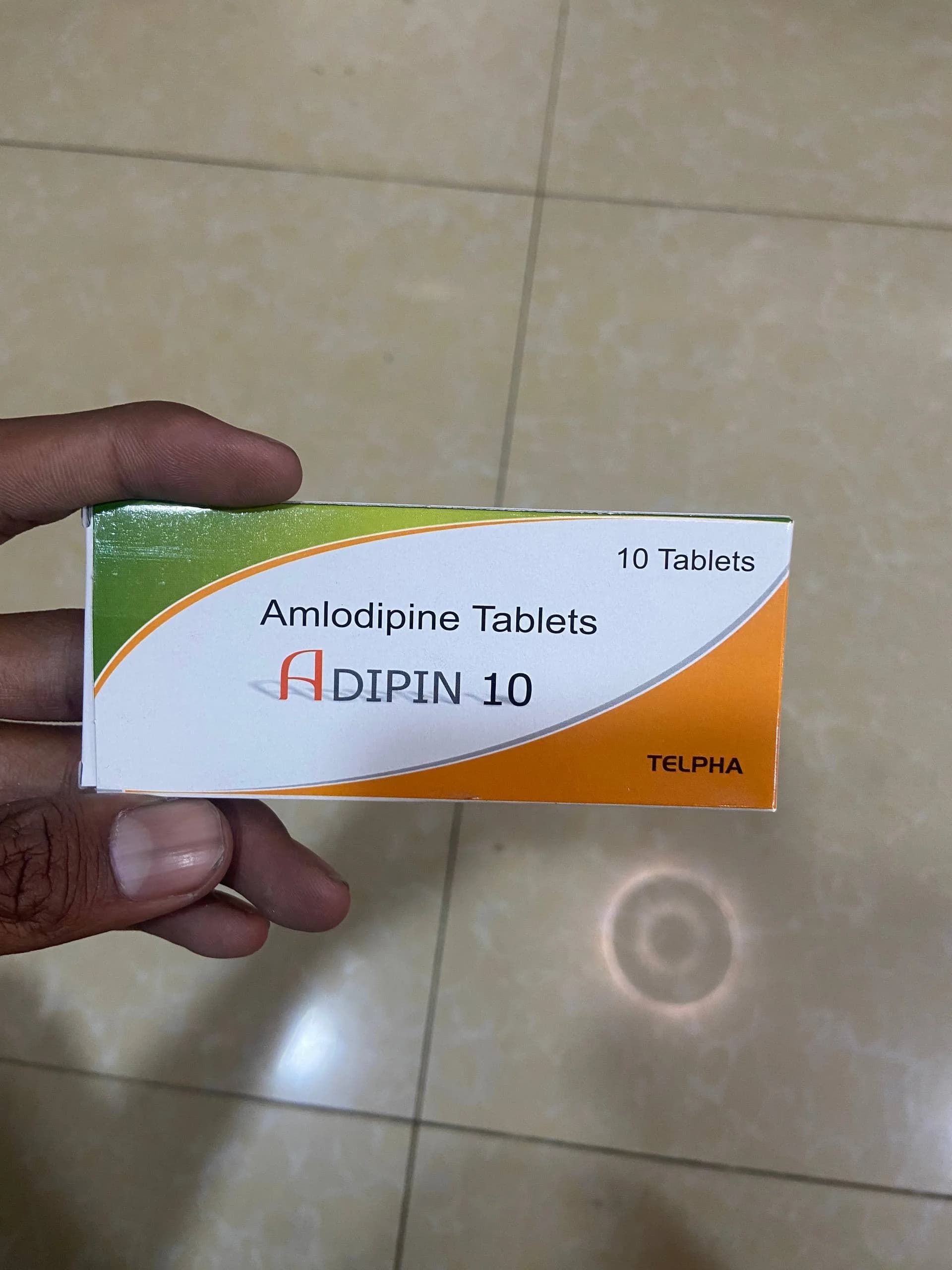 ADIPIN 10 Amlodipine 10mg