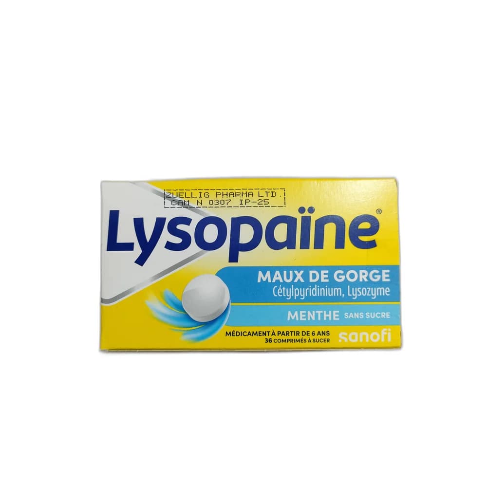 LysopaΓ―ne Cetylpyridinium 1.5 mg / Lysozyme 20000 FIP-Units