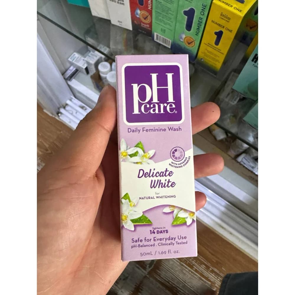 pH Care Delicate White Daily Feminine Wash Whitening feminine wash, 50 mL