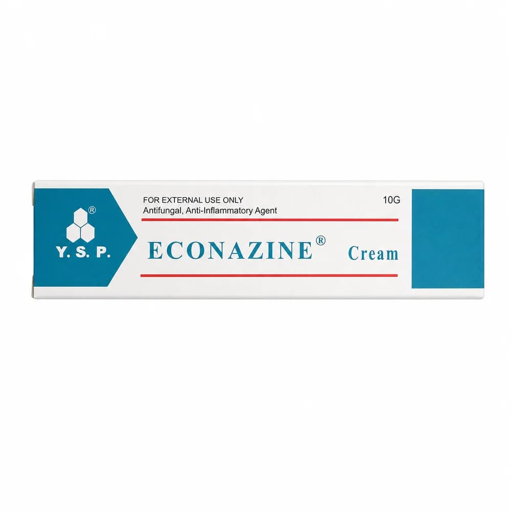 Econazine Econazole nitrate 1% + triamcinolone acetonide 0.1% cream, 10 g