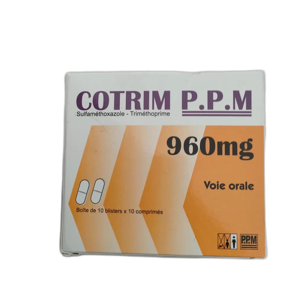 Cotrim P.P.M 960 mg (800 mg sulfamethoxazole + 160 mg trimethoprim)