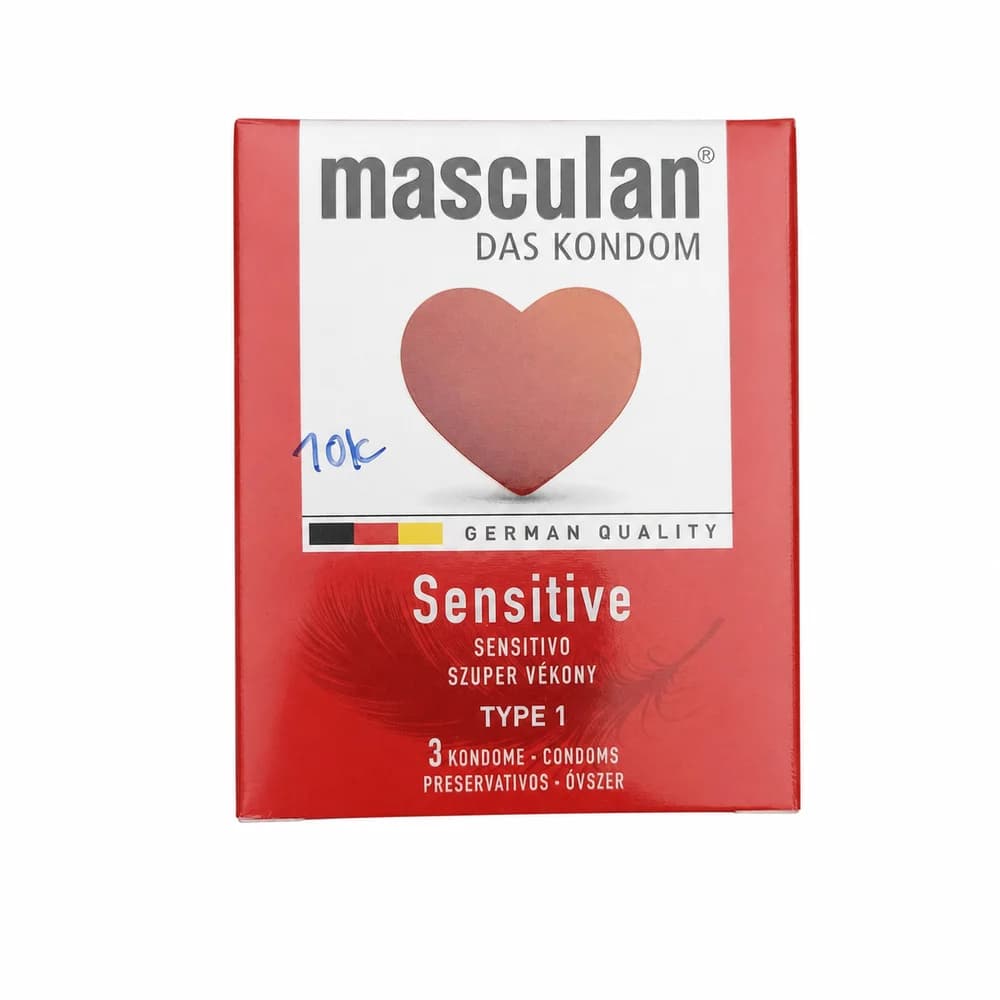 Masculan Sensitive condoms, Type 1
