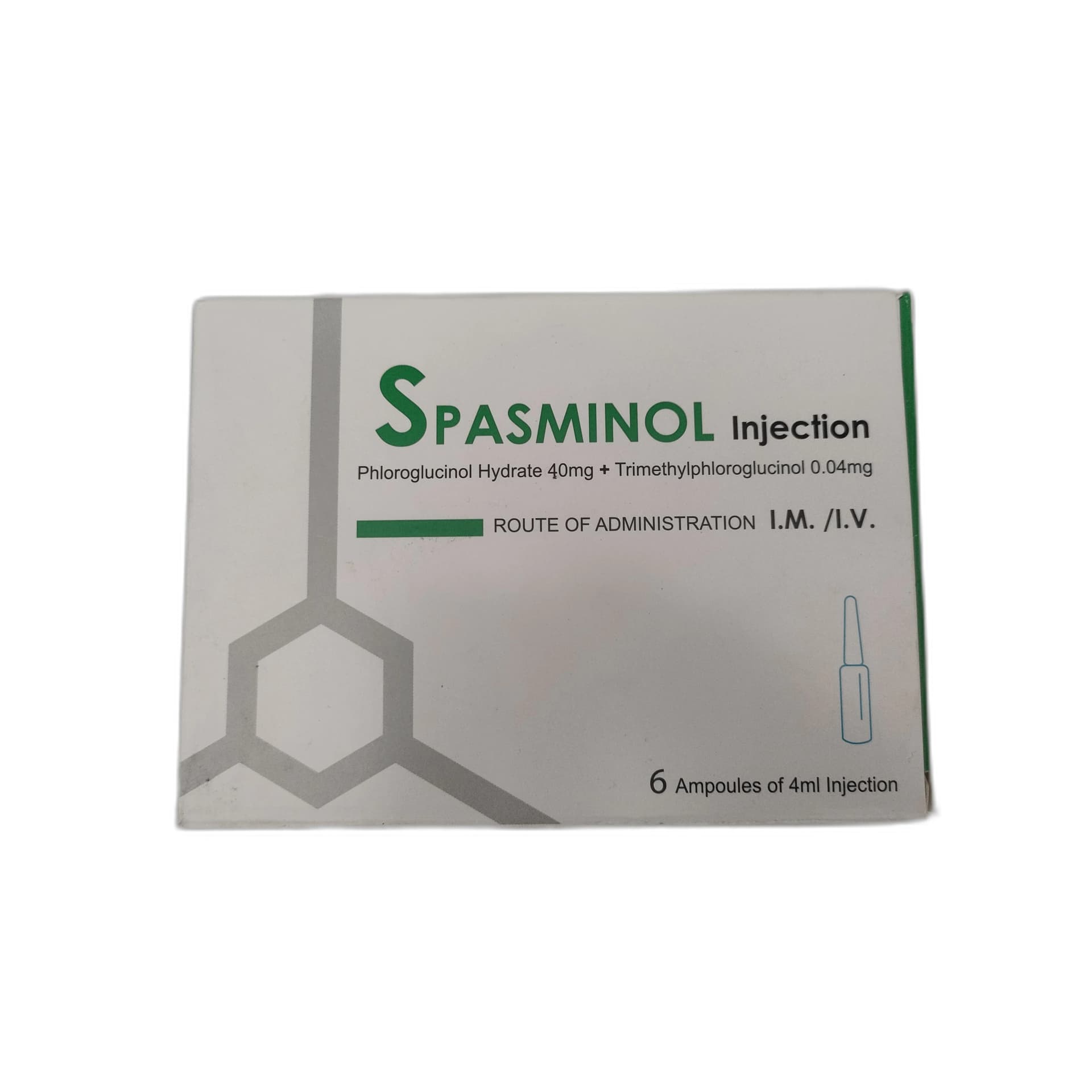 Spasminol 40 mg / 4 mL per ampoule