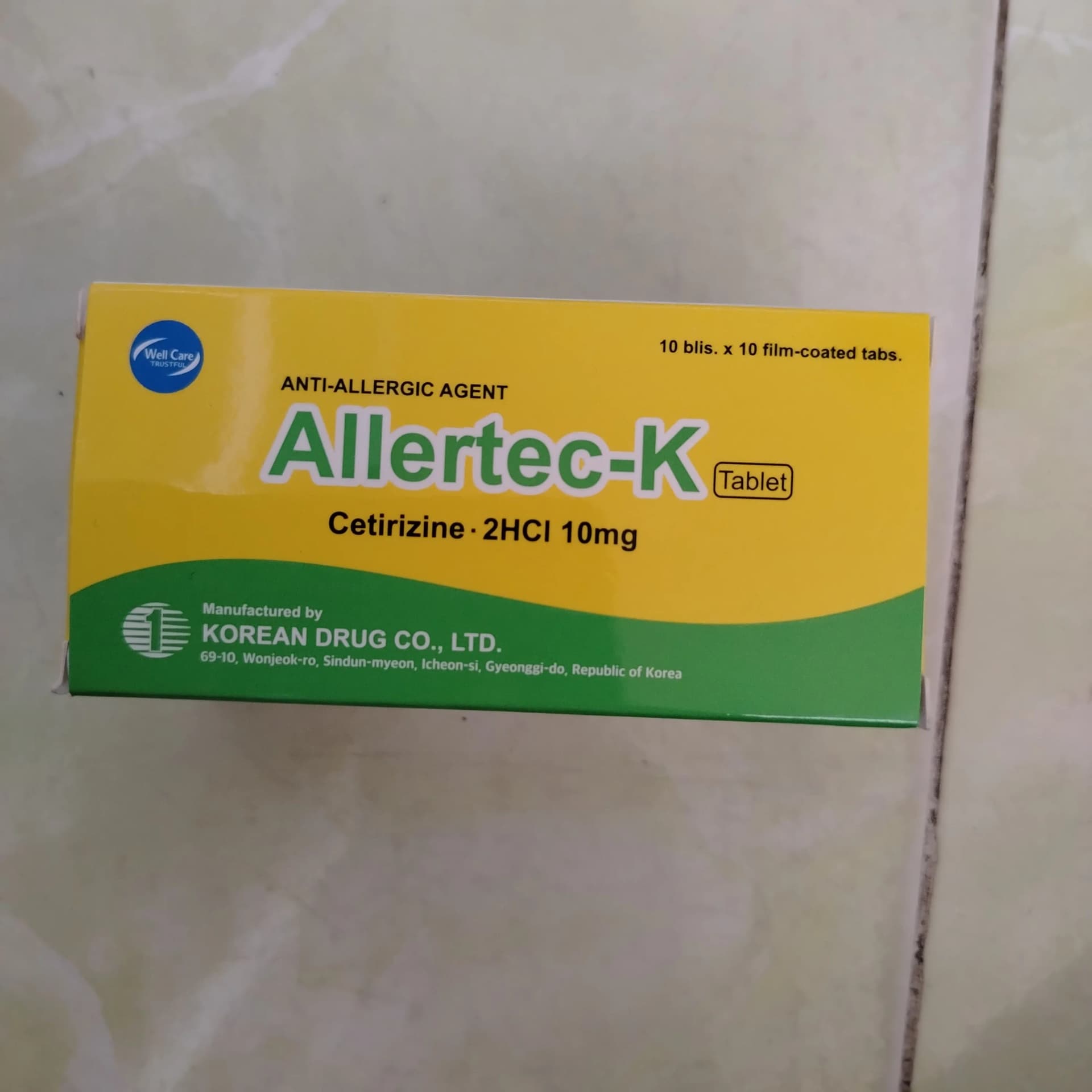 Allertec-K 10 mg