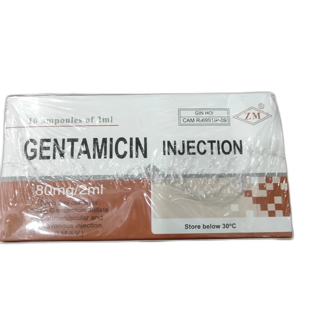 Gentamicin Injection 80 mg/2 mL
