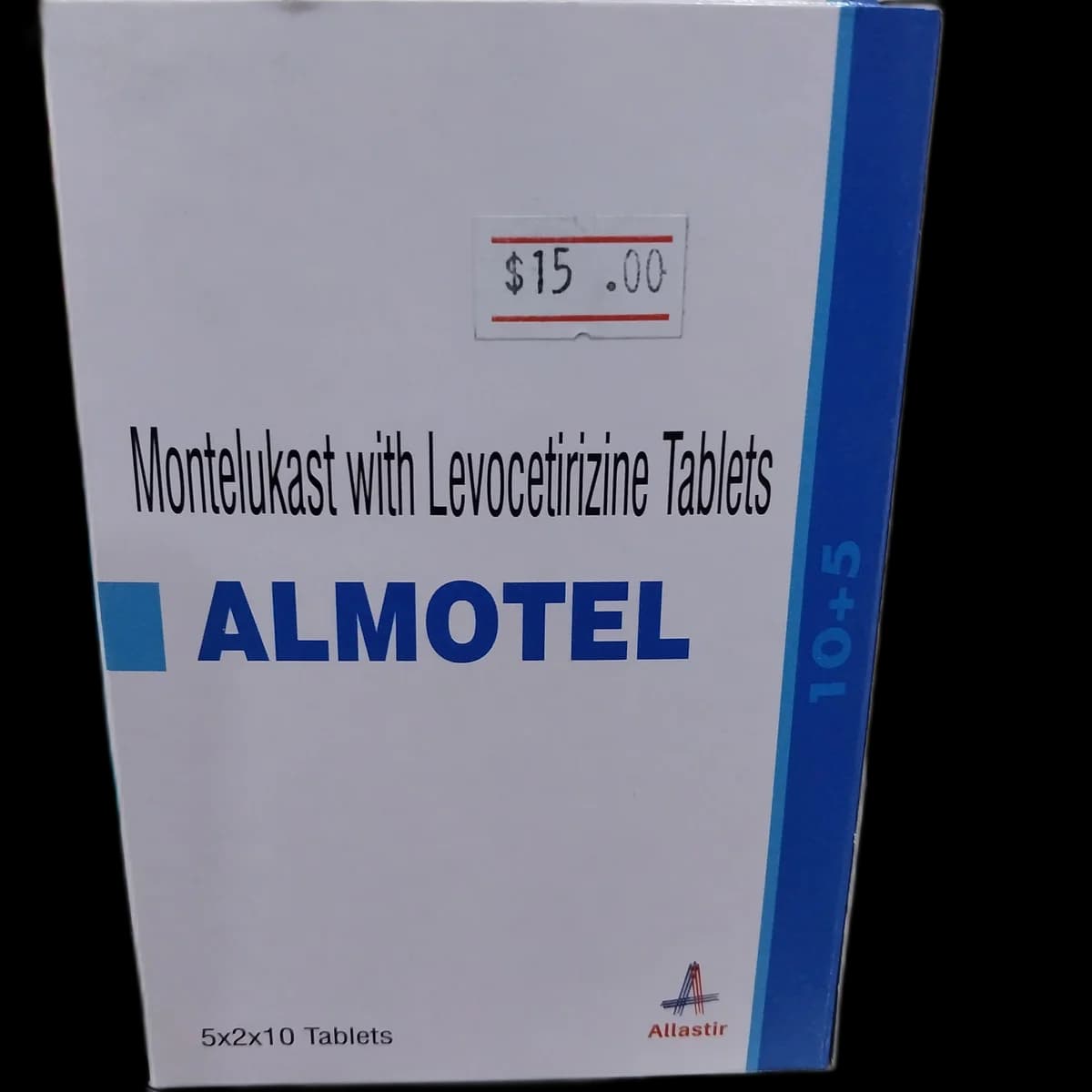 Almotel Montelukast 10mg + Levocetirizine 5mg