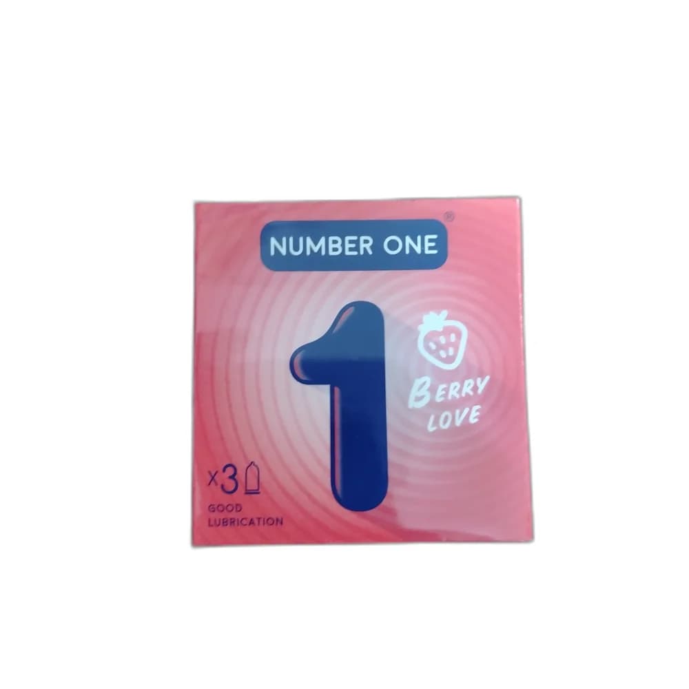 Number One Berry Love Width 49 ± 2 mm; length min. 180 mm; smooth texture; strawberry-scented