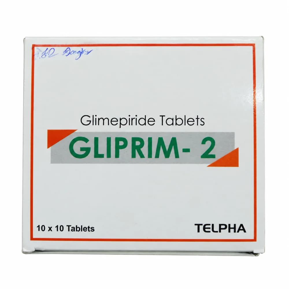 Gliprim-2 2 mg tablets