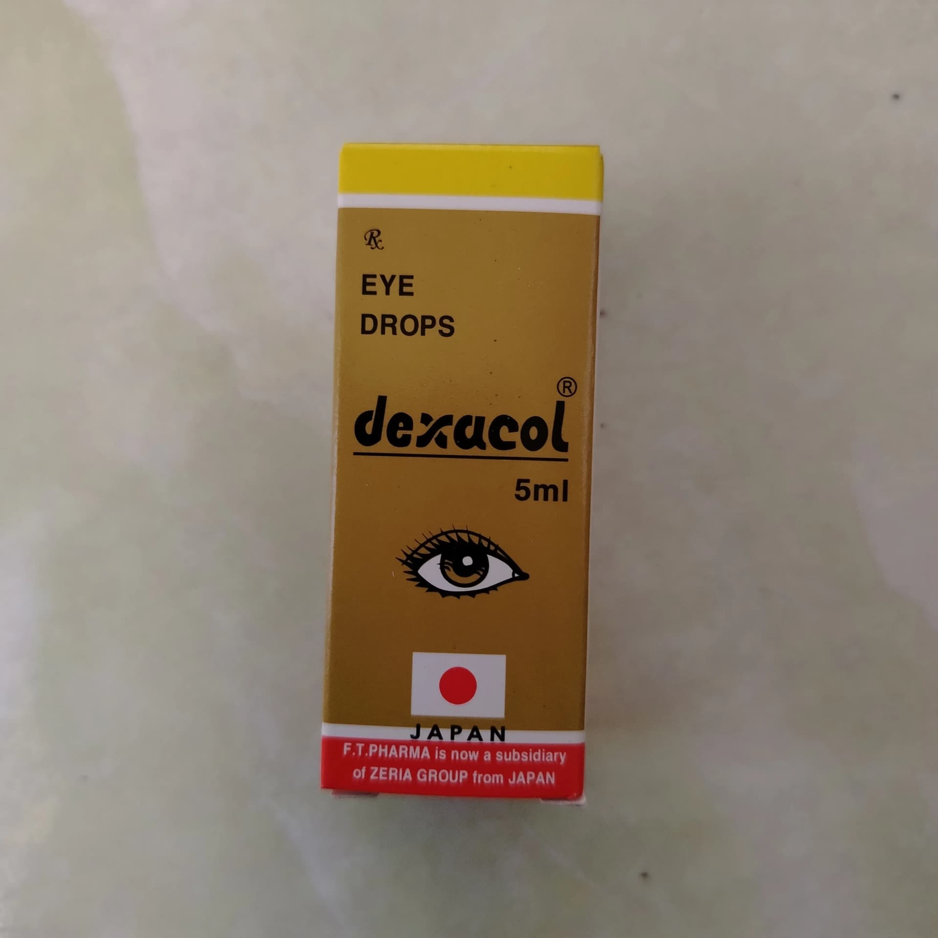 Dexacol Eye Drops 5ml Chloramphenicol 20mg + Dexamethasone Sodium Phosphate 5mg / 5ml