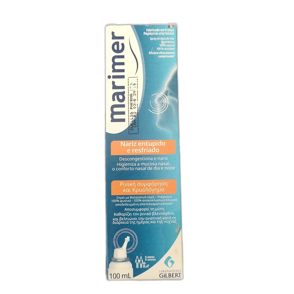 Marimer Hypertonic Nasal Spray 22 g/L NaCl hypertonic seawater