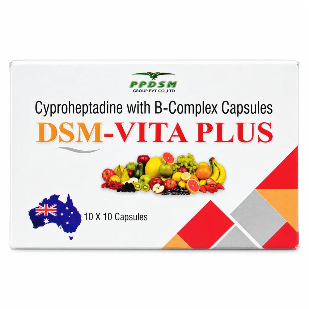 DSM-VITA PLUS 4 mg cyproheptadine hydrochloride equivalent + B-complex vitamins