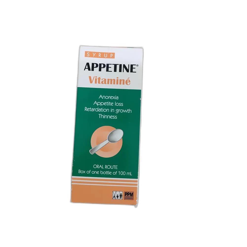 Appetine Vitaminé Cyproheptadine hydrochloride 2 mg per 5 mL