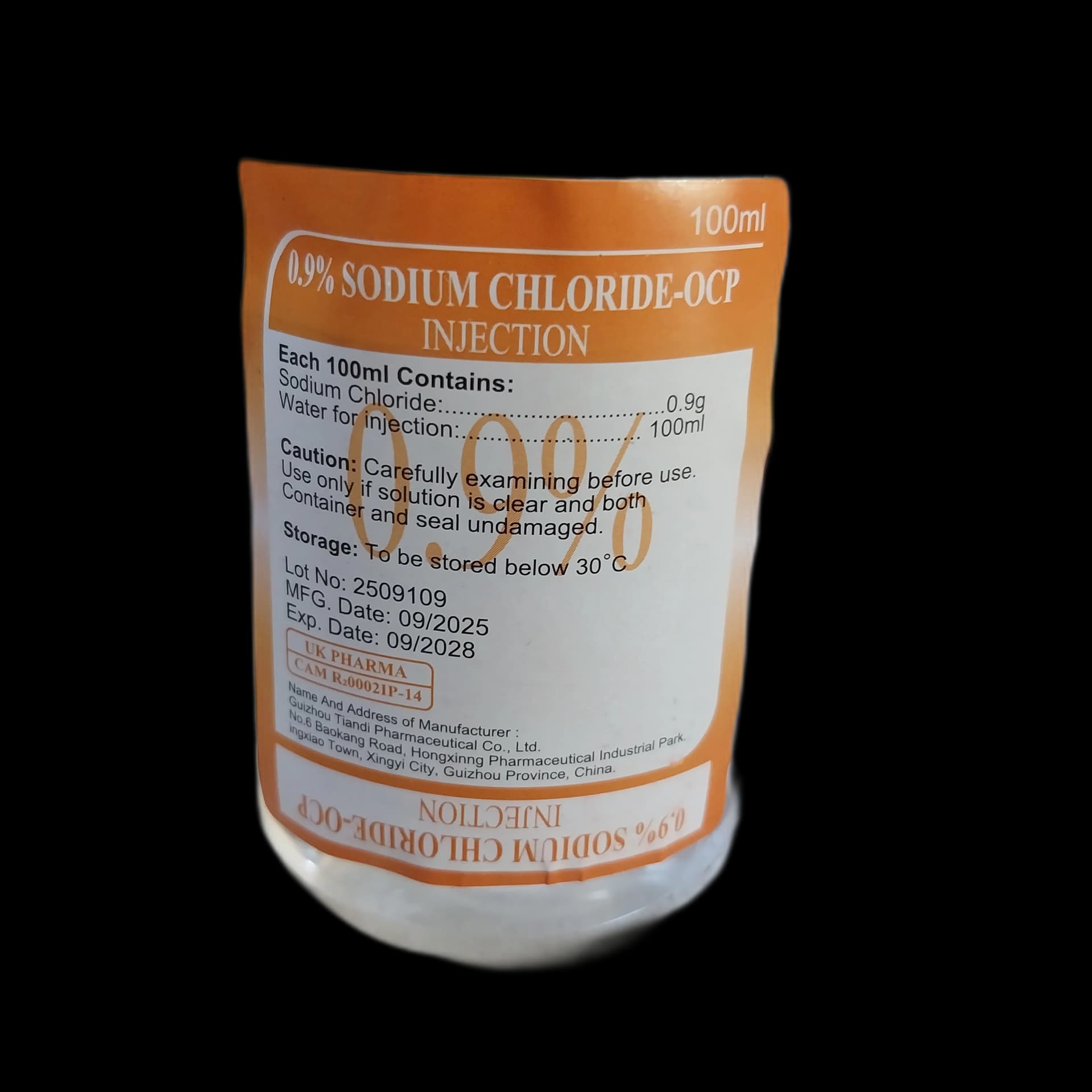 Sodium Chloride IV Infusion 0.9% 500ml/1000ml