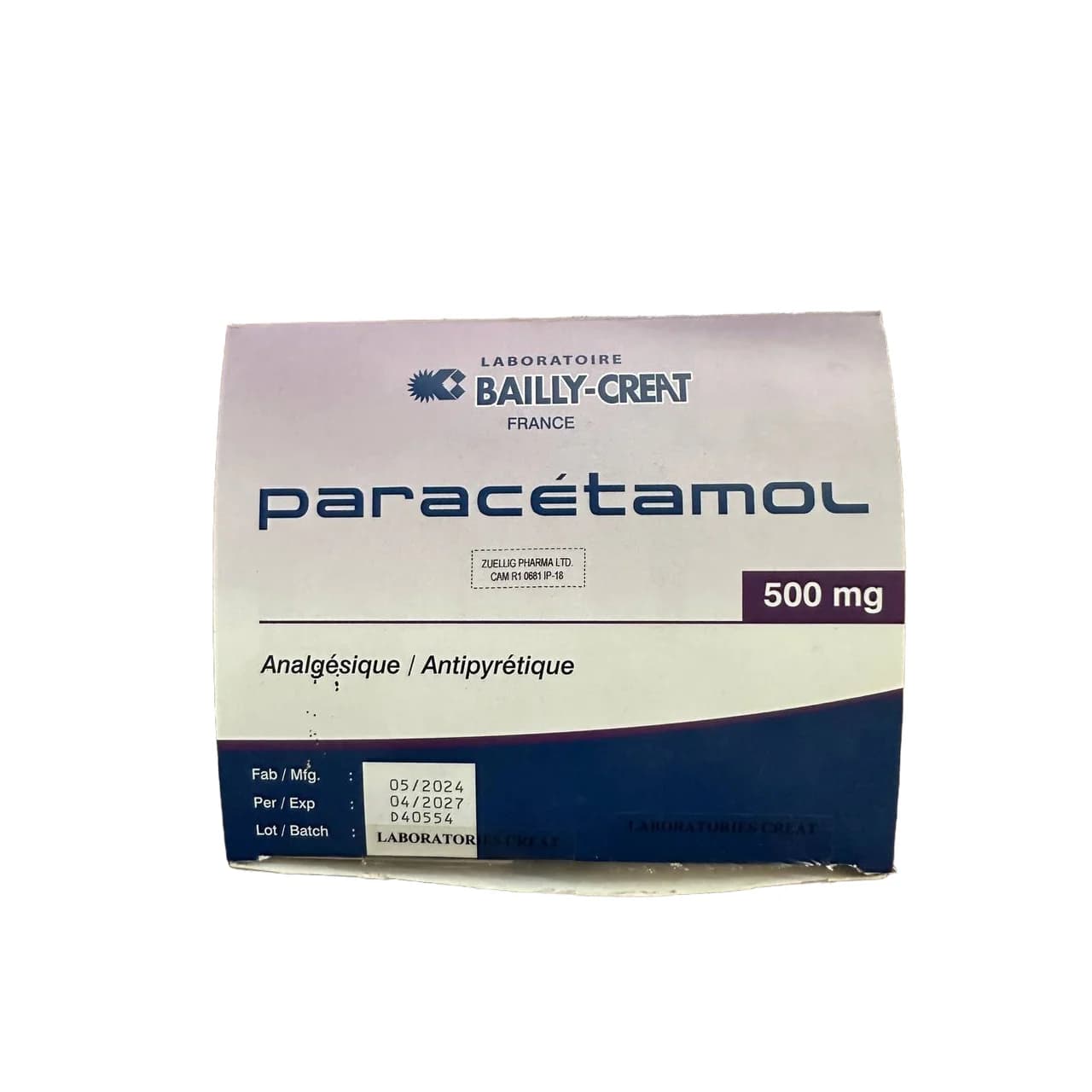 Paracetamol BAILLY-CREAT 500 mg