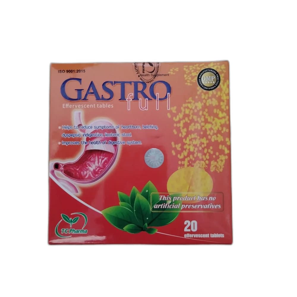 Gastro Full 20 mg / 60 mg / 10 mg