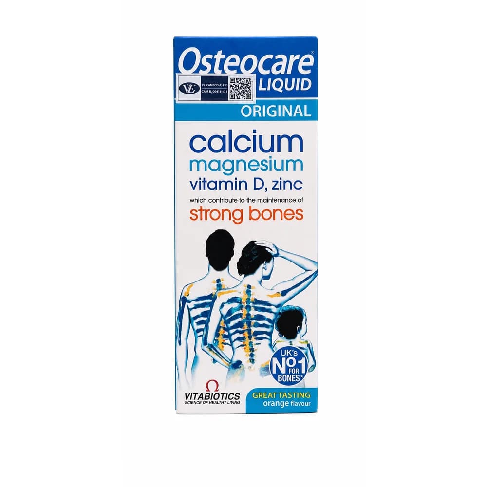 Osteocare Liquid Calcium 300 mg + magnesium 150 mg + vitamin D3 10 µg + zinc 6 mg per 10 mL