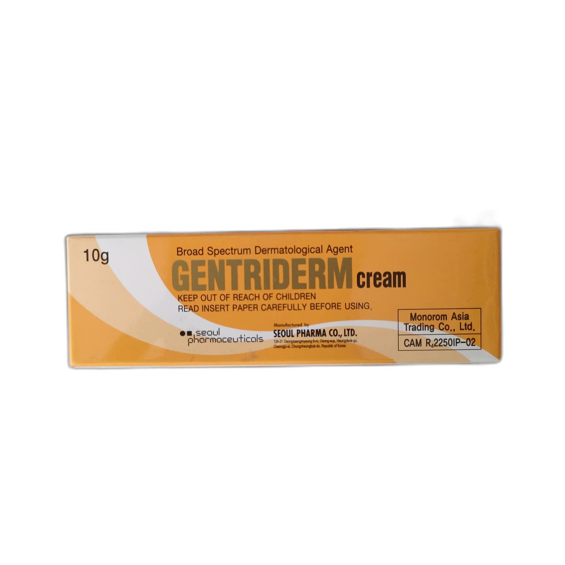 Gentriderm Betamethasone dipropionate 0.64 mg + Clotrimazole 10 mg + Gentamicin sulfate 1.0 mg (per gram)