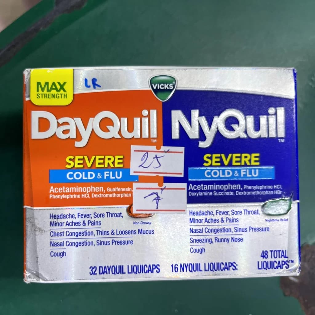 DayQuil NyQuil Not available