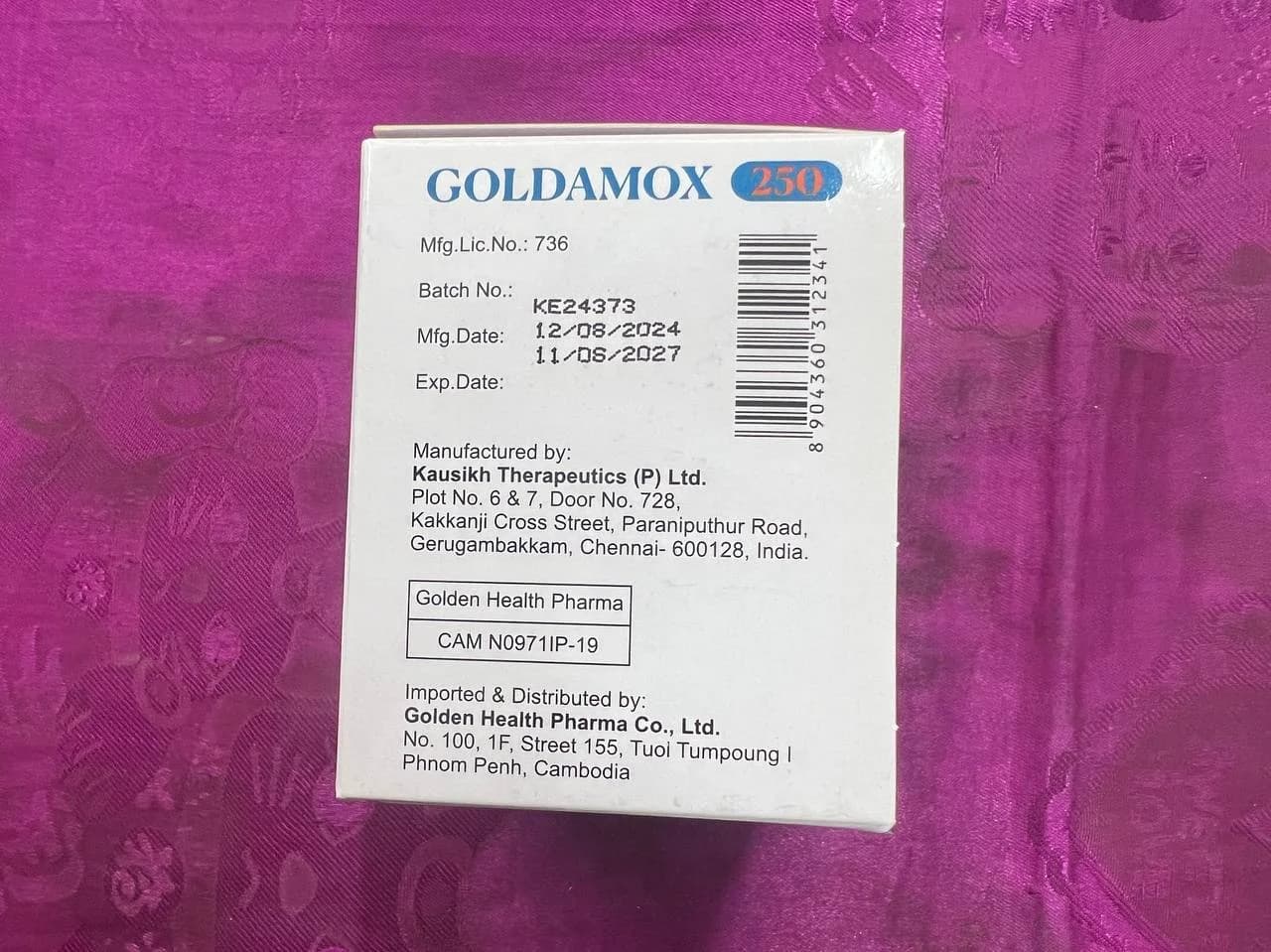 Goldamox 250mg
