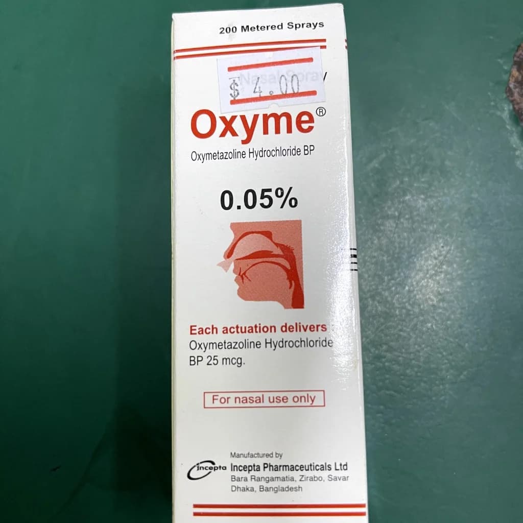 Oxyme 0.05% 25mcg