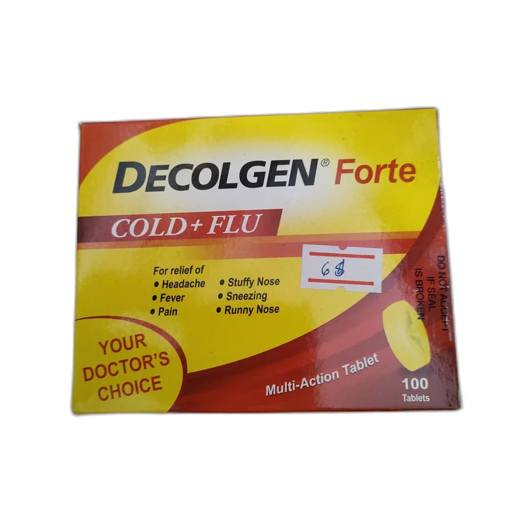 Decolgen Forte 25 mg / 2 mg / 500 mg