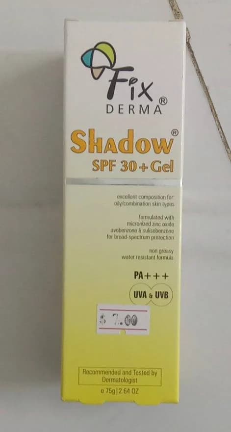 Shadow SPF 30+ Gel Sunscreen SPF 30+ PA+++