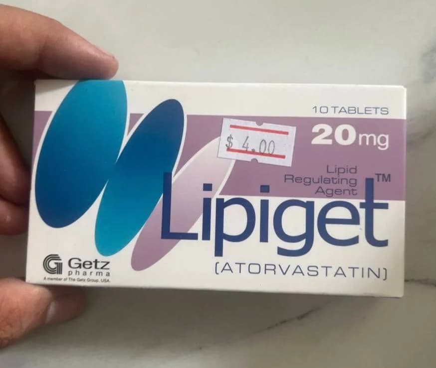 Lipiget Atorvastatin 20mg