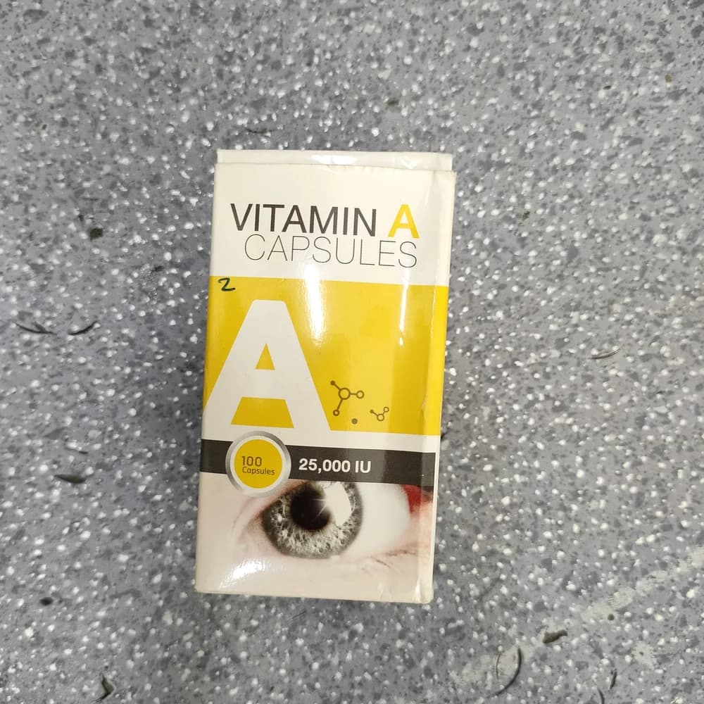 Vitamin A Capsules 25,000 IU 25,000 IU per capsule