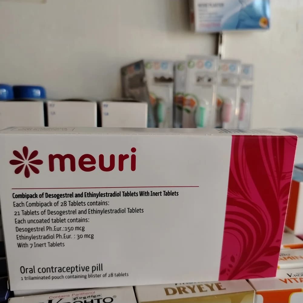 Meuri Desogestrel 150 mcg + Ethinylestradiol 30 mcg